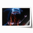 Electric Stillness – Emotive Photography with Dynamic Abstract Art