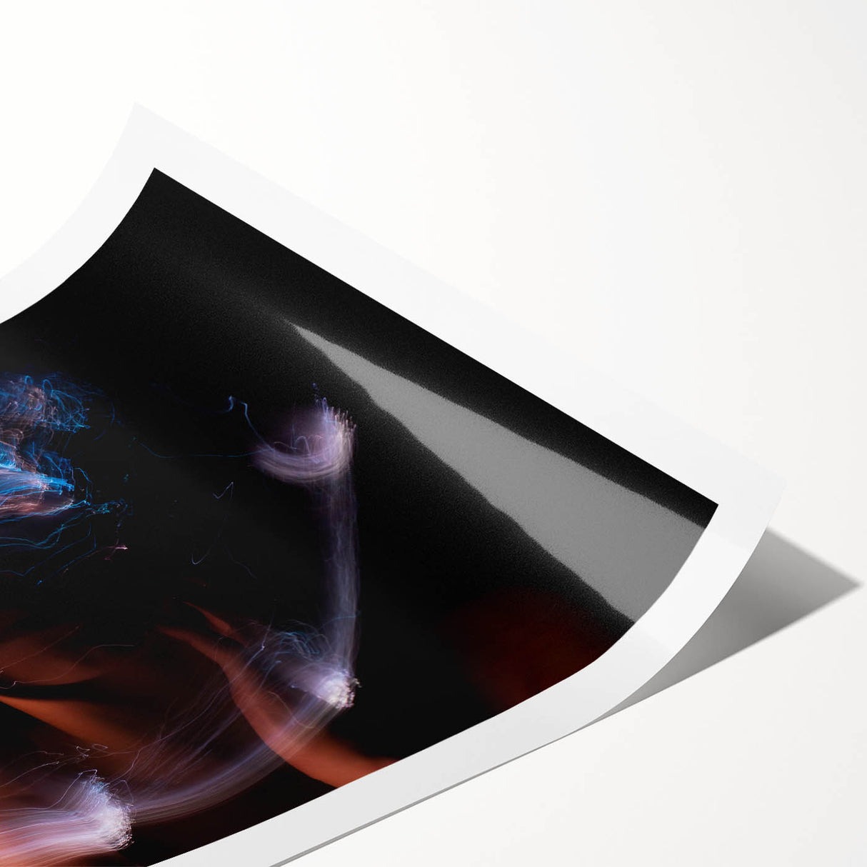 Electric Stillness – Emotive Photography with Dynamic Abstract Art