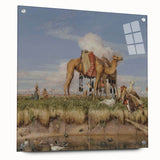 On the Banks of the Nile - Romanticism Historical Art Canvas Print