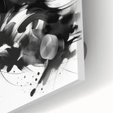 Abstract Black and White Horse Bedroom Wall Art – Framed & Canvas