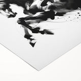 Abstract Black and White Horse Bedroom Wall Art – Framed & Canvas