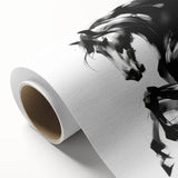 Abstract Black and White Horse Bedroom Wall Art – Framed & Canvas