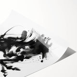 Abstract Black and White Horse Bedroom Wall Art – Framed & Canvas