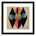Geometric Wall Art Prints - Bold Abstract Design with Gold Highlights