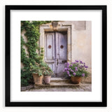 Extra large abstract art print featuring colorful, textured brush strokes on a framed canvas, ideal for living room decor.