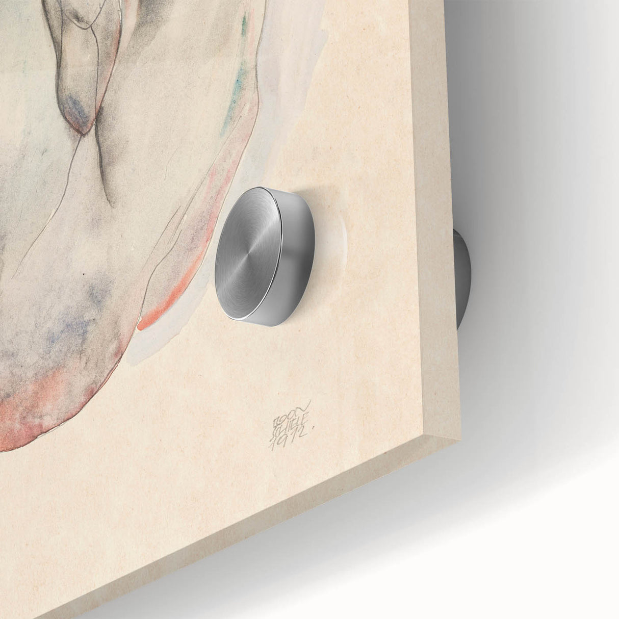Elegant Art Deco Wall Art - Minimalist Nude Watercolor Illustration