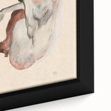 Elegant Art Deco Wall Art - Minimalist Nude Watercolor Illustration