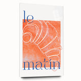 Large abstract wall art on acrylic glass depicting colorful food and drink motifs, suitable for bedroom or dining room decor.