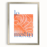 Textured abstract art print in silver frame, featuring swirling patterns in muted grays, ideal for bedroom wall decor.