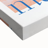 Large art of a black and white landscape painting on stretched canvas, suitable for bedroom wall decor.