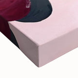 Large art featuring a close-up of various fruits in black and white on stretched canvas, suitable for bedroom wall decor.