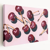 Large canvas print featuring an assortment of vibrant fruits, ideal for kitchen wall art.