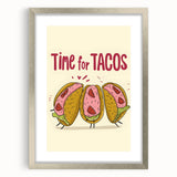 Textured abstract art print in silver frame, featuring soft gray and white tones, ideal for modern bedroom decor.