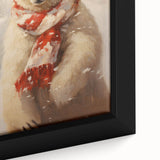 Festive Polar Bear – Cozy Christmas Art Prints