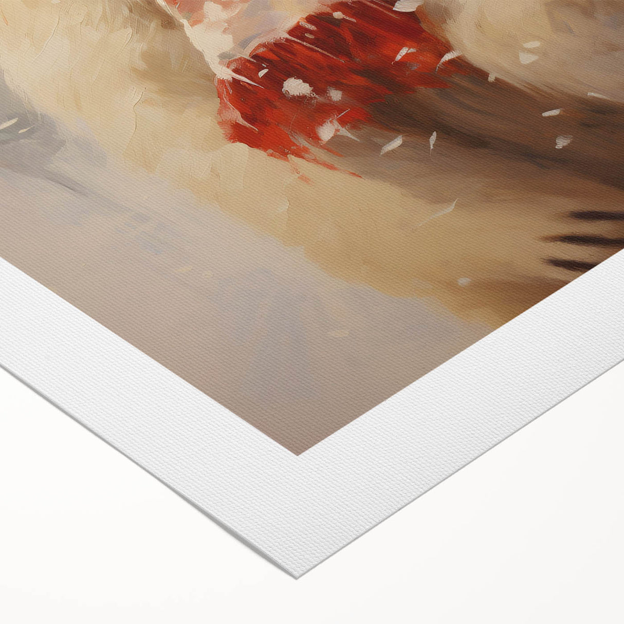 Festive Polar Bear – Cozy Christmas Art Prints