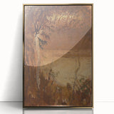 László Mednyánszky's Autumn Mood - Rustic Impressionist Landscape Print