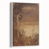 László Mednyánszky's Autumn Mood - Rustic Impressionist Landscape Print