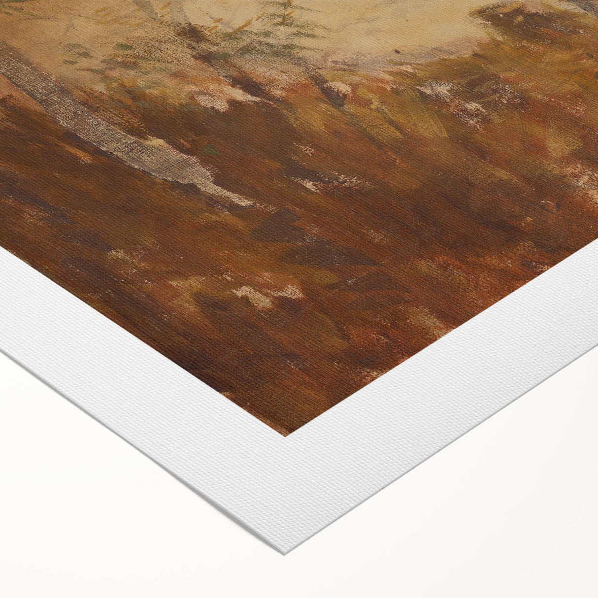László Mednyánszky's Autumn Mood - Rustic Impressionist Landscape Print