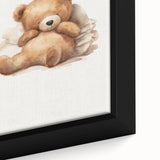 Relaxed Teddy Bear Nursery Wall Art – Baby Room Decor & Prints