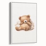 Relaxed Teddy Bear Nursery Wall Art – Baby Room Decor & Prints