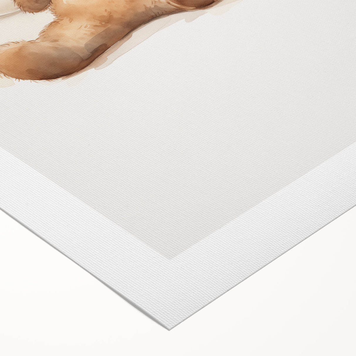 Relaxed Teddy Bear Nursery Wall Art – Baby Room Decor & Prints