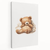 Relaxed Teddy Bear Nursery Wall Art – Baby Room Decor & Prints