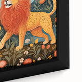 Majestic Lion Kids Room Wall Art - Nursery Safari Animal Print