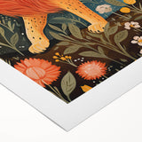 Majestic Lion Kids Room Wall Art - Nursery Safari Animal Print