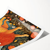 Majestic Lion Kids Room Wall Art - Nursery Safari Animal Print