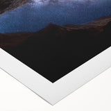 Stunning landscape canvas print showcasing vibrant canyons in warm earth tones, rolled and securely packaged in a protective cardboard tube for easy display.