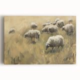 Stretched canvas artwork showcasing a vibrant landscape design with rich colors and intricate details, ideal for enhancing home decor and artistic ambiance.