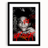 Fiery Passion Pop Art Wall Art – Bold Black, Red, and White Canvas