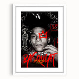 Fiery Passion Pop Art Wall Art – Bold Black, Red, and White Canvas