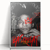 Fiery Passion Pop Art Wall Art – Bold Black, Red, and White Canvas