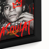 Fiery Passion Pop Art Wall Art – Bold Black, Red, and White Canvas