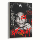 Fiery Passion Pop Art Wall Art – Bold Black, Red, and White Canvas