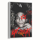 Fiery Passion Pop Art Wall Art – Bold Black, Red, and White Canvas