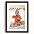 Vintage Colgate Ribbon Dental Cream Poster - Classic Retro Ad Art