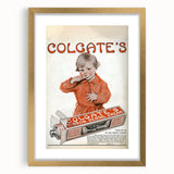 Vintage Colgate Ribbon Dental Cream Poster - Classic Retro Ad Art