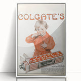 Vintage Colgate Ribbon Dental Cream Poster - Classic Retro Ad Art