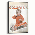 Vintage Colgate Ribbon Dental Cream Poster - Classic Retro Ad Art