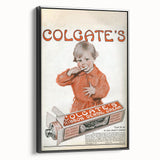Vintage Colgate Ribbon Dental Cream Poster - Classic Retro Ad Art