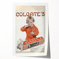 Vintage Colgate Ribbon Dental Cream Poster - Classic Retro Ad Art
