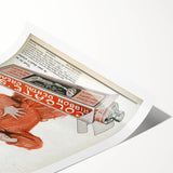 Vintage Colgate Ribbon Dental Cream Poster - Classic Retro Ad Art