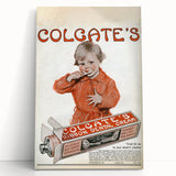 Vintage Colgate Ribbon Dental Cream Poster - Classic Retro Ad Art