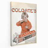 Vintage Colgate Ribbon Dental Cream Poster - Classic Retro Ad Art