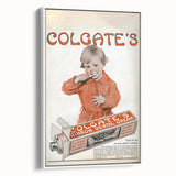 Vintage Colgate Ribbon Dental Cream Poster - Classic Retro Ad Art