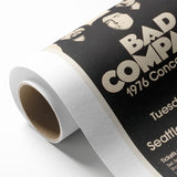 Bad Company 1976 Concert Poster – Retro Black & White Wall Art
