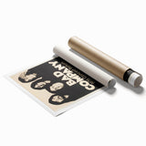 Bad Company 1976 Concert Poster – Retro Black & White Wall Art