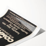 Bad Company 1976 Concert Poster – Retro Black & White Wall Art